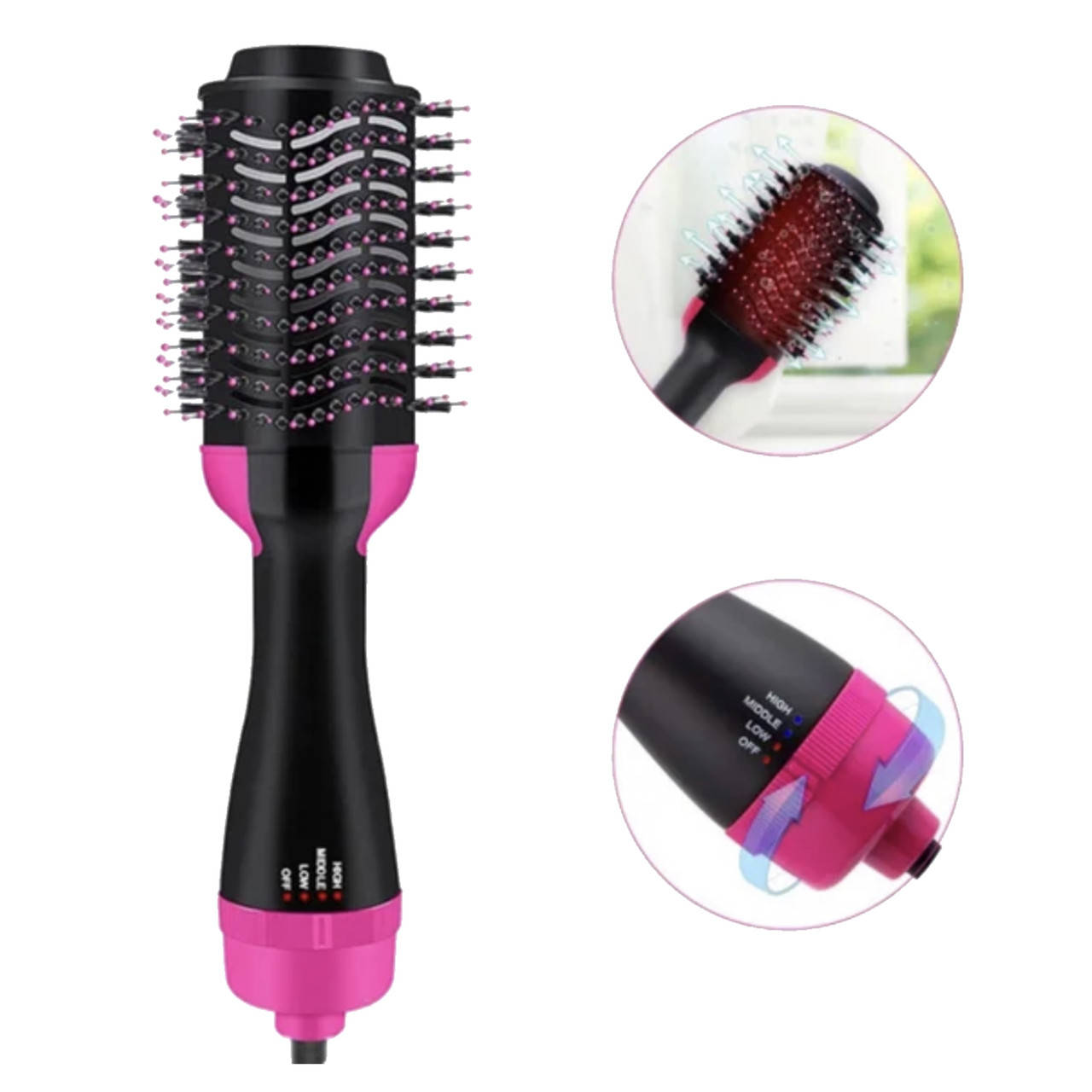 

Фен Щетка для Волос стайлер One Step Hair Dryer and Styler 3 в 1