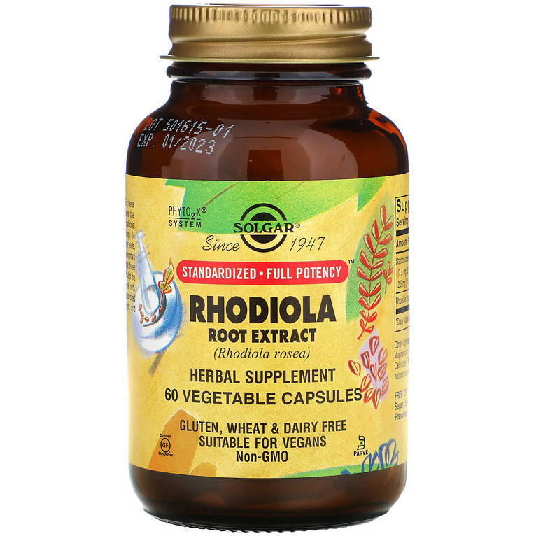 

Экстракт корня родиолы SOLGAR "Rhodiola Root Extract" (60 капсул)