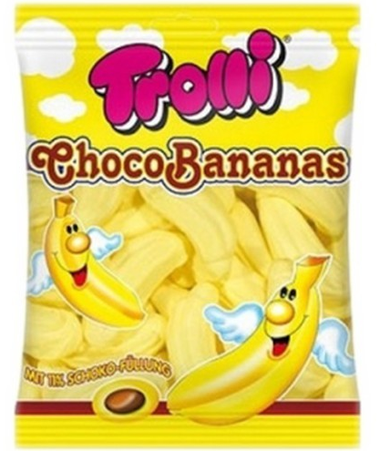 

Жевательные конфеты Trolli Choco Bananas 150 g