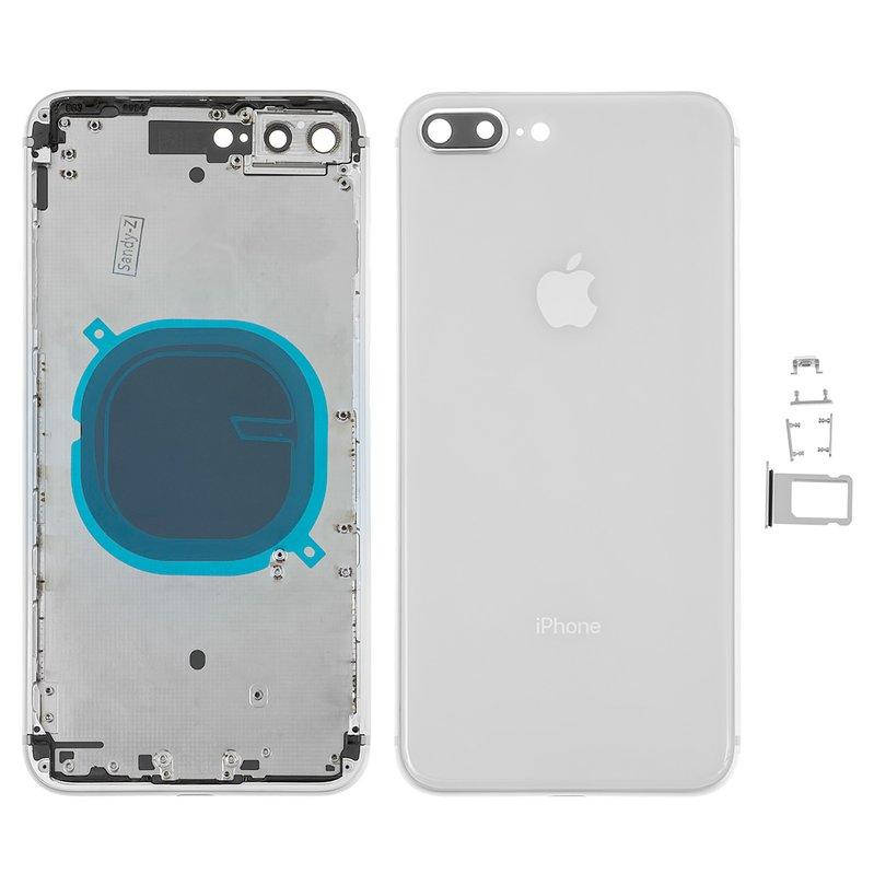 

Корпус для iPhone 8 Plus, білий, з тримачем SIM-карти, з боковими кнопками, Белый