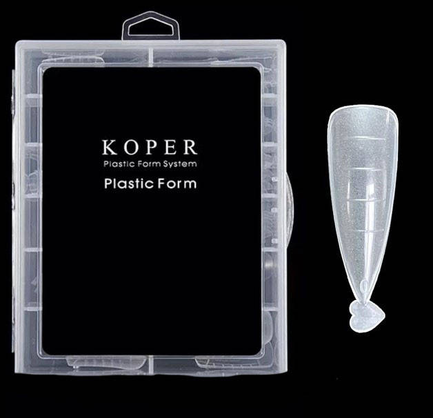 

Верхние формы для наращивания ногтей полигелем, акрил-гелем Koper, 120 шт Миндаль