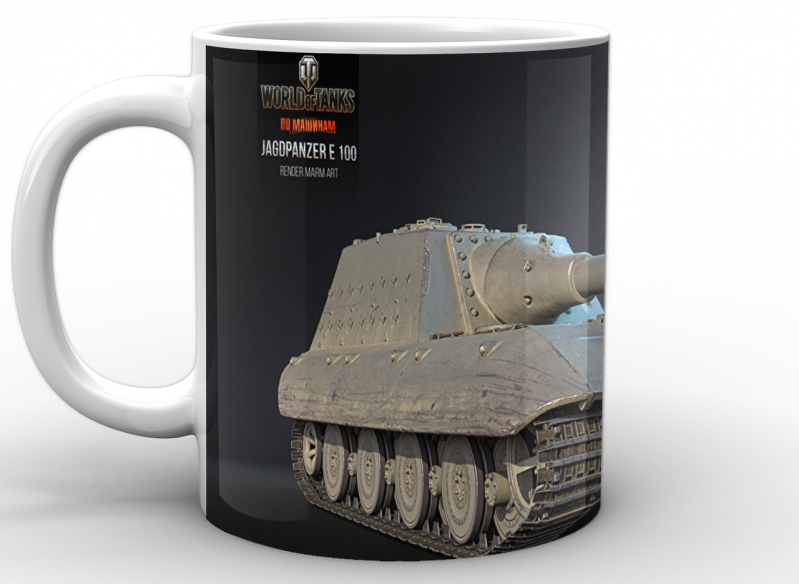 

Чашка World of Tanks Мир танков танк WT.02.066, Белый