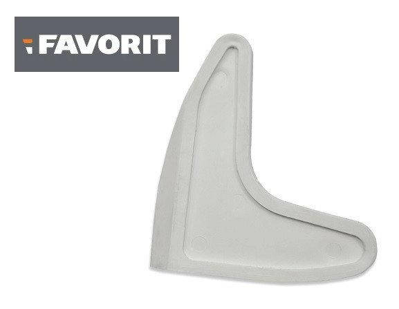 

Шпатель гумовий для герметиків, білий Favorit (05-650)