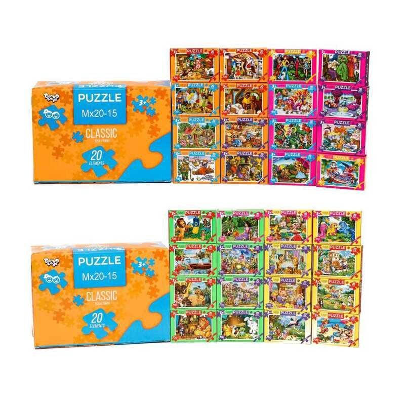 

Гр Пазлы 20 эл. C20 МИКС (160) ВЫДАЁТСЯ ТОЛЬКО МИКС ВИДОВ, "Danko Toys"