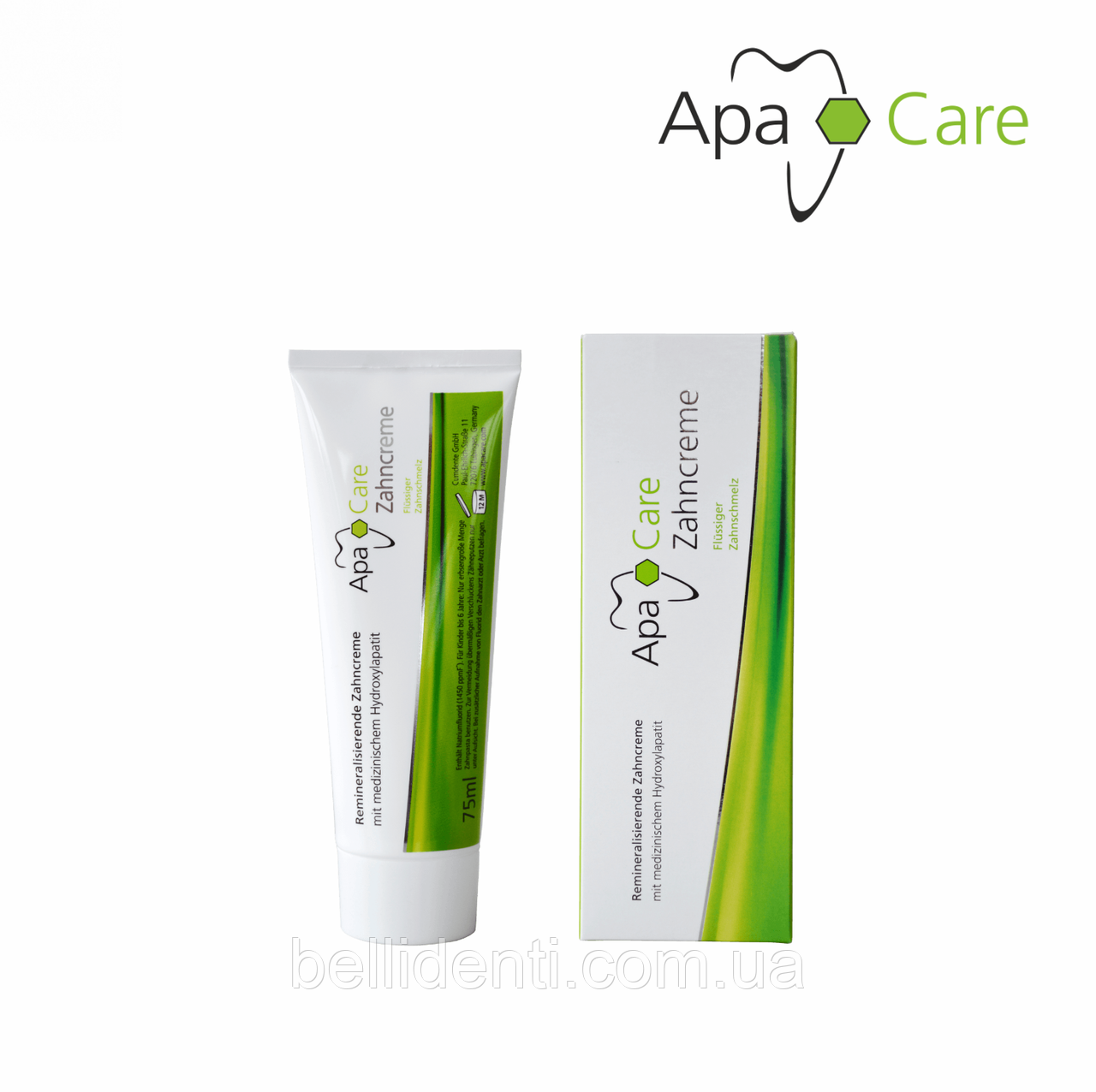 

Зубная паста ApaCare "Жидкая эмаль", 75 мл