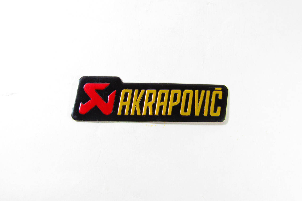 

Наклейка на глушитель термостойкая AKRAPOVIC