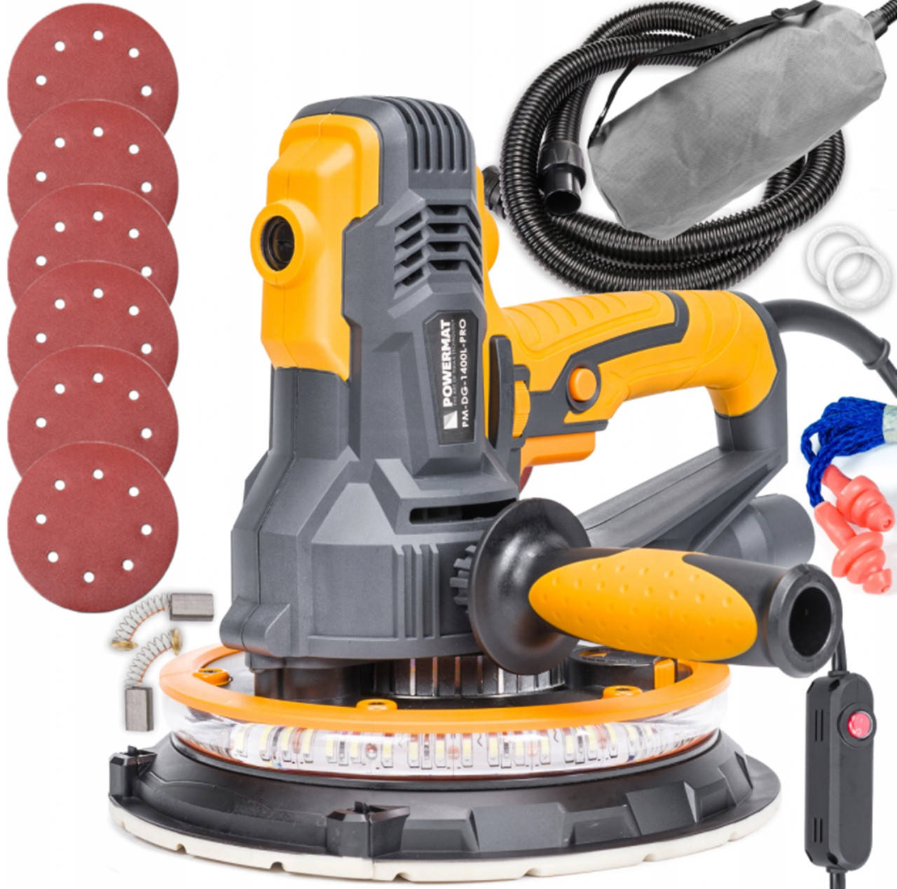 

Шлифовальная машина для стен и потолка 1800W Powermat GL-MK-0976