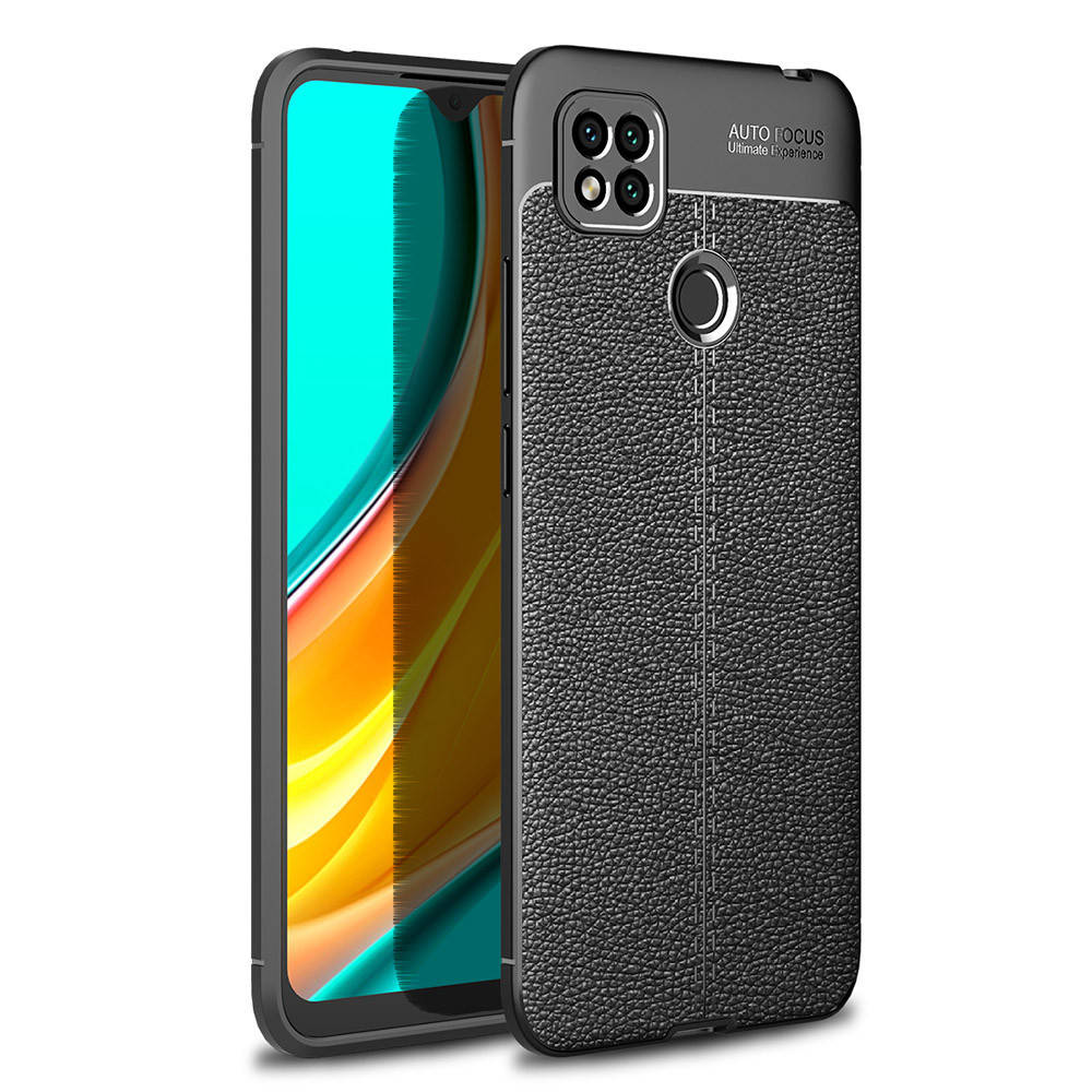 

Силиконовый чехол бампер для Xiaomi Redmi 9C черный противоударный