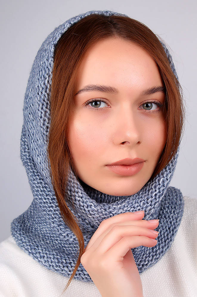 

Хомут женский серо-синий BS 125668M