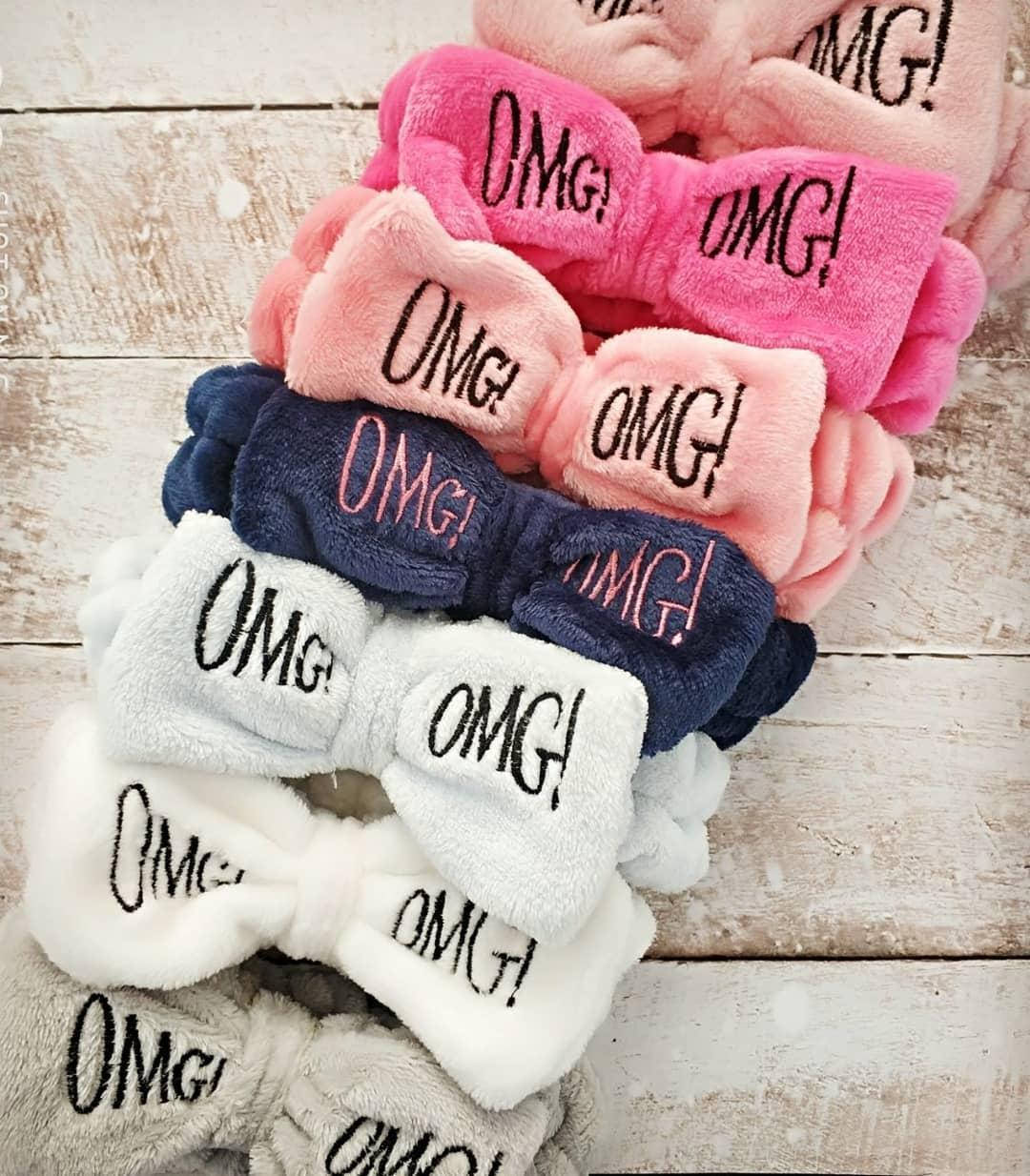 

Повязка для волос OMG, Розовый