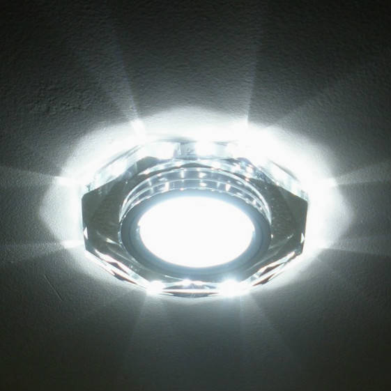 

Встраиваемый светильник Feron 8020-2 с LED подсветкой точечный