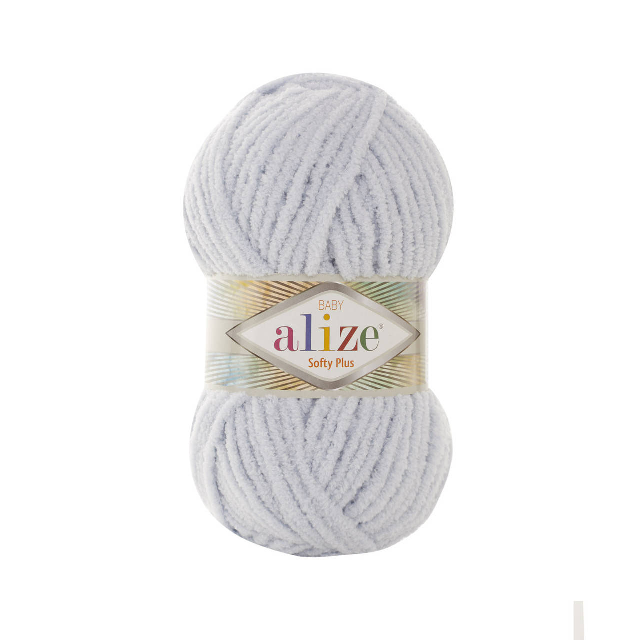 

Alize Softy Plus (Ализе Софти Плюс) № 500 светло-серый (Пряжа, нитки для вязания)