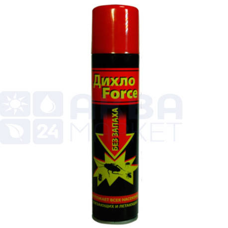 

Дихлофос "FORCE" без запаха 200 мл., 24 шт / ящ.