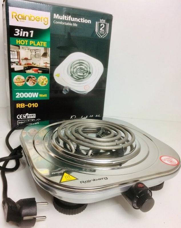 

Плита электроплита спиральная из нержавеющей стали RAINBERG RB-010