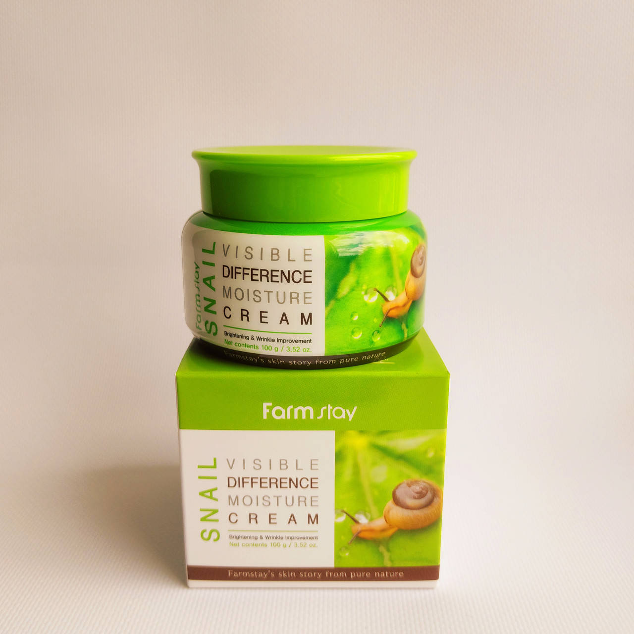 

Крем для лица с муцином улитки увлажняющий FarmStay Snail Visible Difference Moisture Cream 100мл