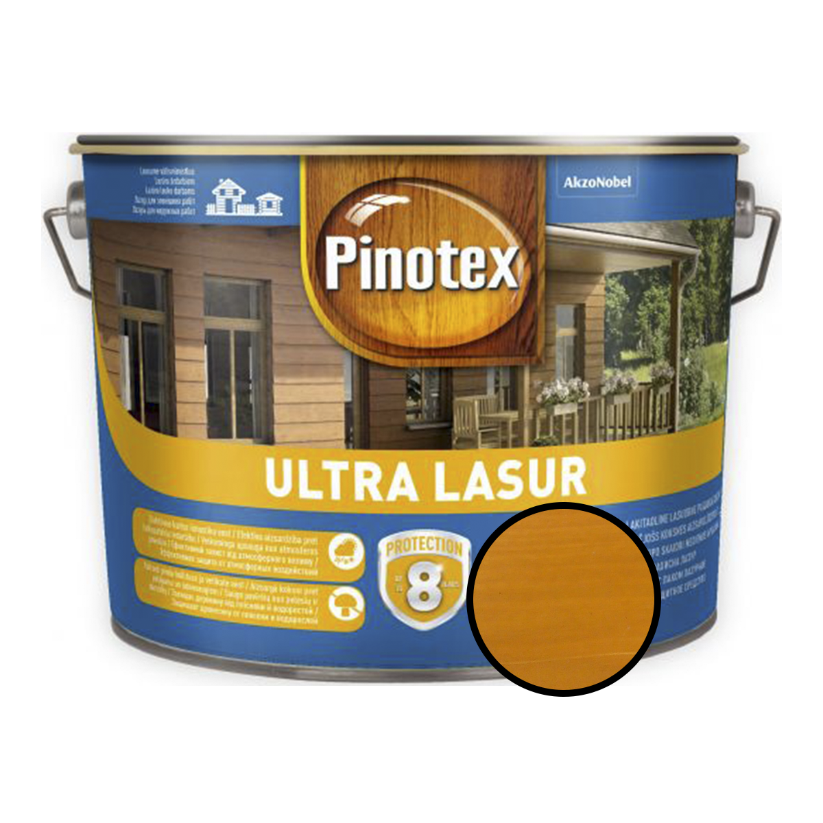 

Деревозащитное средство Pinotex Ultra Lasur калужница 10л