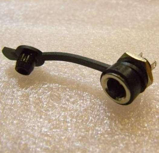 

DC гнездо, разъем питания 5.5x 2.1mm (Мама) Врезное с Заглушкой