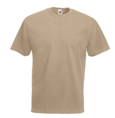 

Футболки однотонные унисекс Fruit of the Loom Хаки, XL