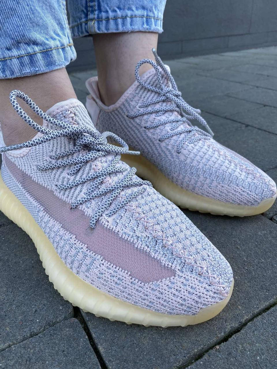 

Женские кроссовки на лето изи буст, цвет пудра. Yeezy Boost 350. Кроссовки сетка весна, лето, осень. 39