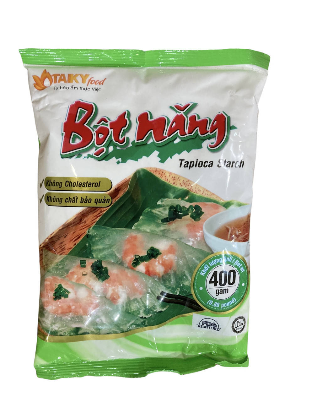 

Крахмал из Тапиоки Bột năng Tapioca Starch Taky food 400г (Вьетнам)