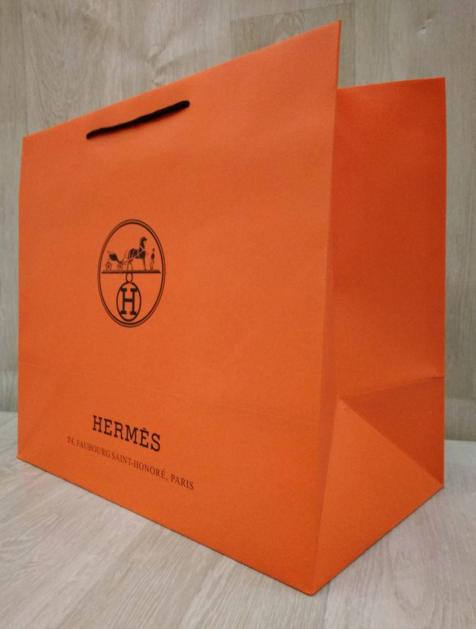 

Подарочный пакет Hermès: горизонталь, super mахi