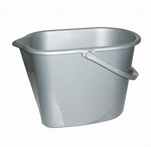 

Ведро 10л МОП прямоугольное металлик YR 190194, Серый