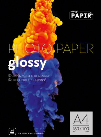 

Глянцевая фотобумага PAPIR A4 180 г./м. (100 листов) Superior