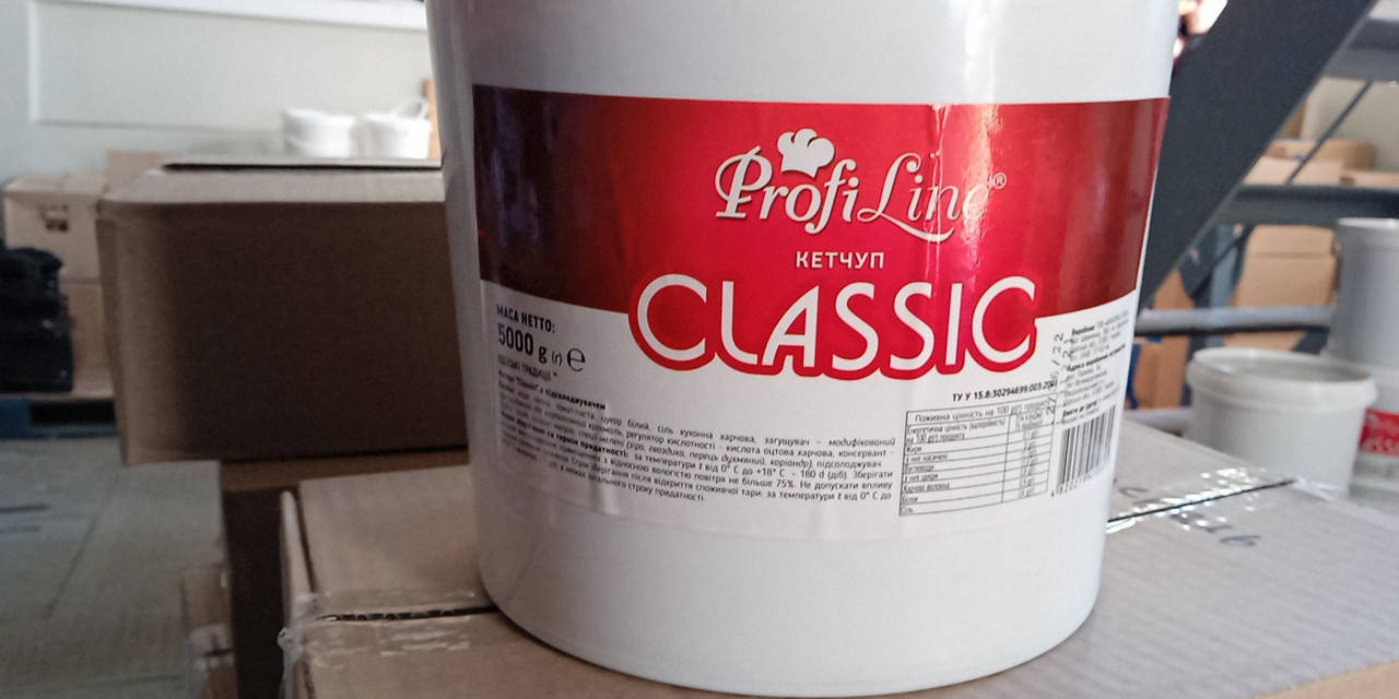 

Кетчуп TM Profi Line "Classic Lite" 5 кг.
