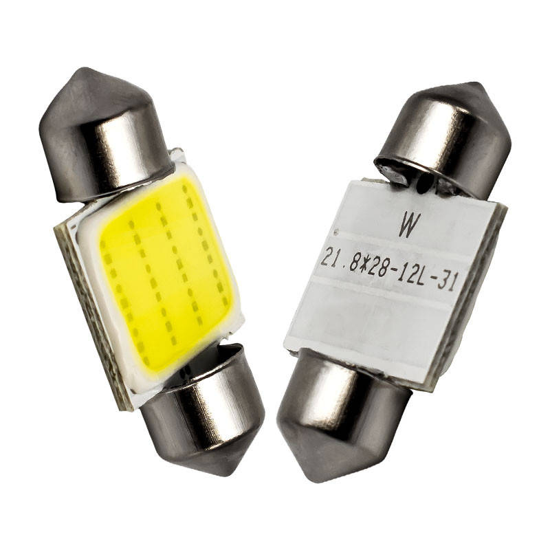 

LED COB C5W, C10W, 31мм, Лампа в автомобиль, Белая