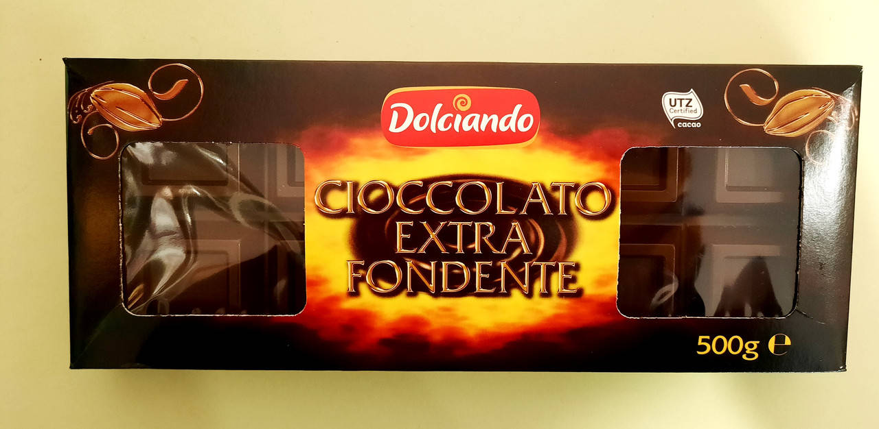 

Шоколад Dolciando Extra Fondente черный 500 г