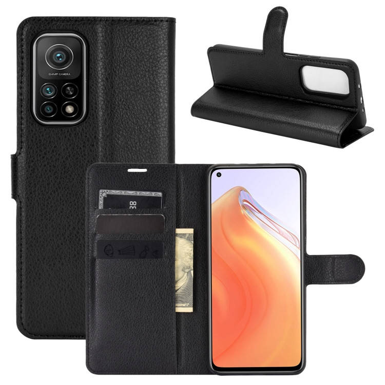 

Чехол-книжка Litchie Wallet для Xiaomi Mi 10T / Mi 10T Pro Black, Черный