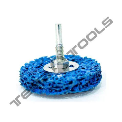 

Зачистной круг Clean and Strip на дрель Ø 75x10 синий со встроенным шпинделем