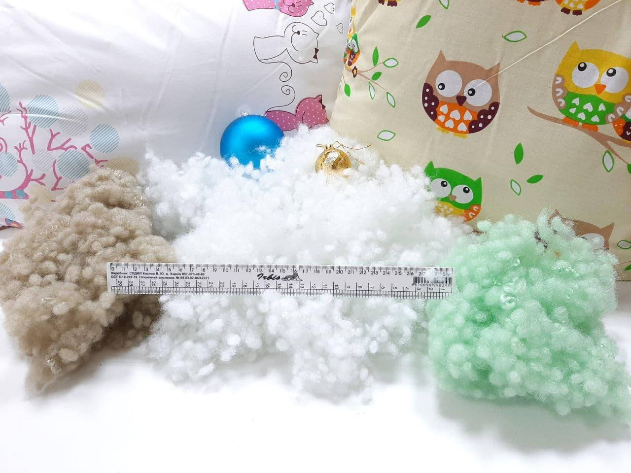 

Наполнитель для подушек и игрушек. Шарики холлофайбер светло-серый 2й сорт.