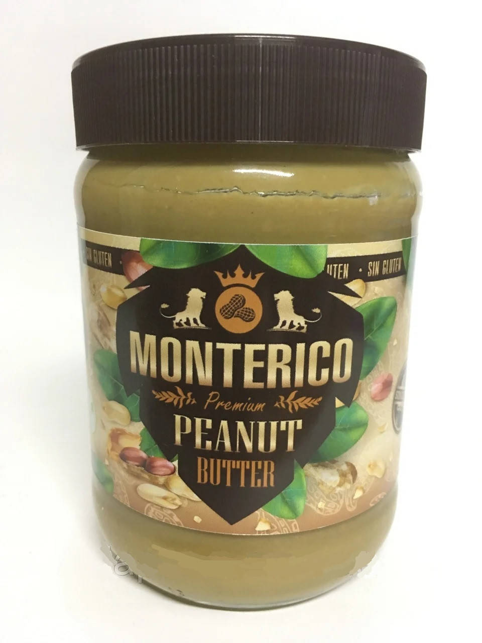 

Арахисовая паста без глютена Monterico Peanut Butter 500 г Испания