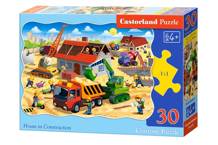 

Пазл "Стройка", 30 элементов Castorland (5904438003686)