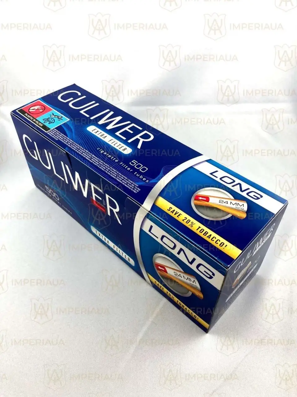 

ГИЛЬЗЫ GULIWER EXTRA LONG FILTER 24 мм (500 шт)