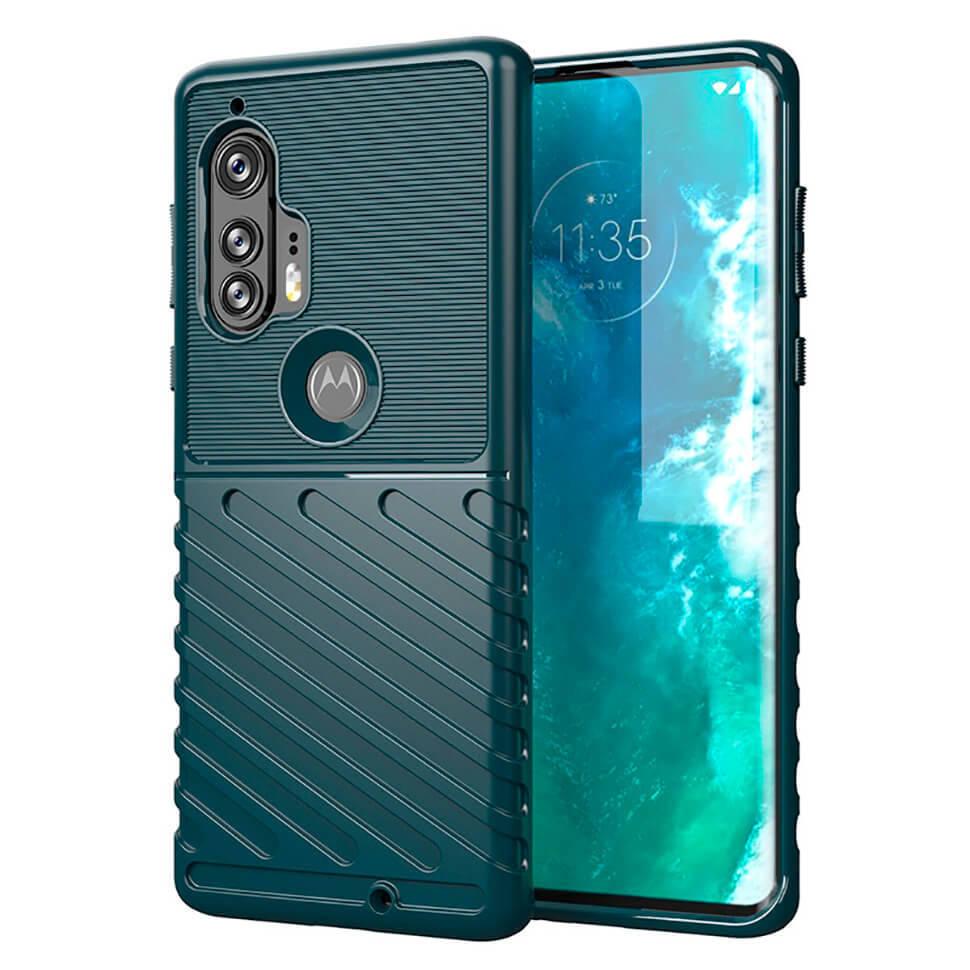 

Чехол Lenuo Thunder для Motorola Edge Plus Green