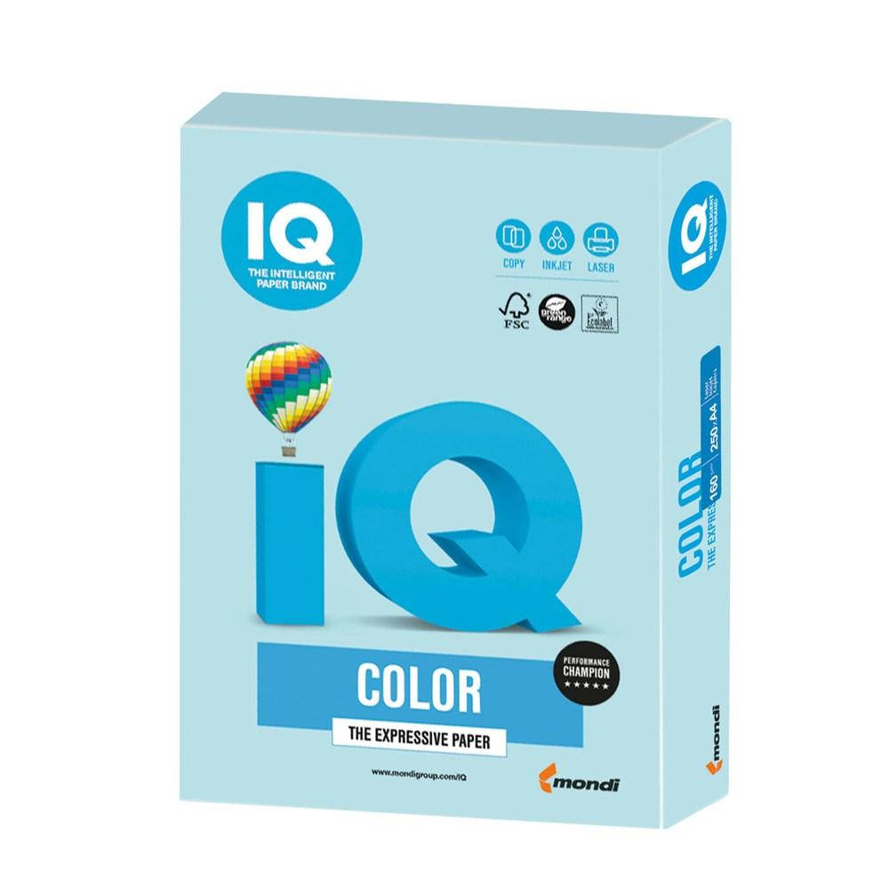 

Бумага А4 IQ Color MB30 голубой, 160 г/кв.м., 250л