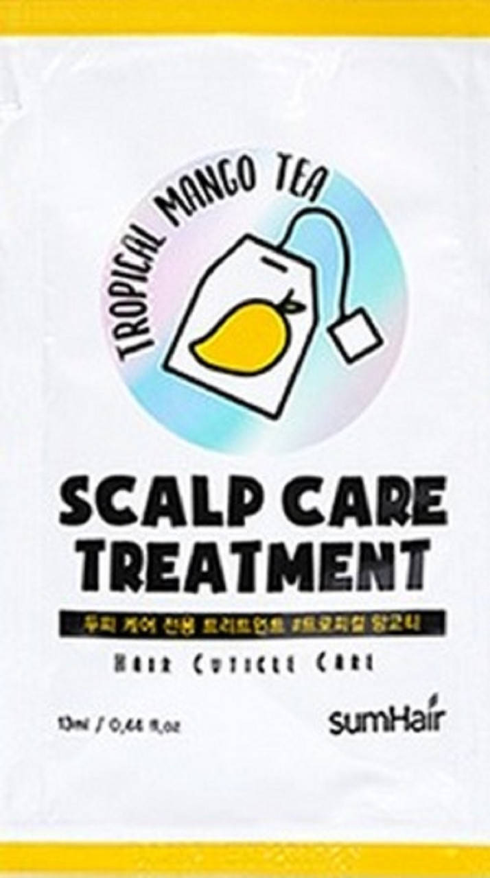 

Маска для волос тропический чай с манго Sumhair Scalp Care Treatment #Tropical Mango Tea 13 мл