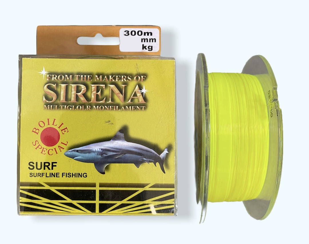 

Рыболовная леска SHARK SURF 300 м., Желтый