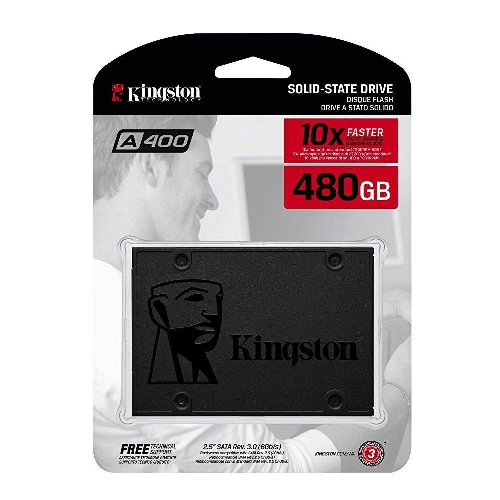 

Накопитель SSD 2.5" 480GB Kingston A400 (SA400S37/480G) TLC R500MBs W450MBs SATA III 7мм новый