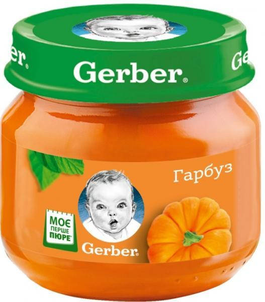 

Gerber Пюре овощное Тыква 6м+ (80 г)