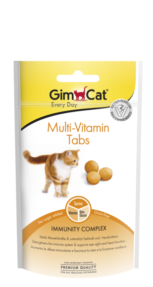 

GimCat Multi-Vitamin Tabs 40 g - мультивитаминный комплекс для кошек
