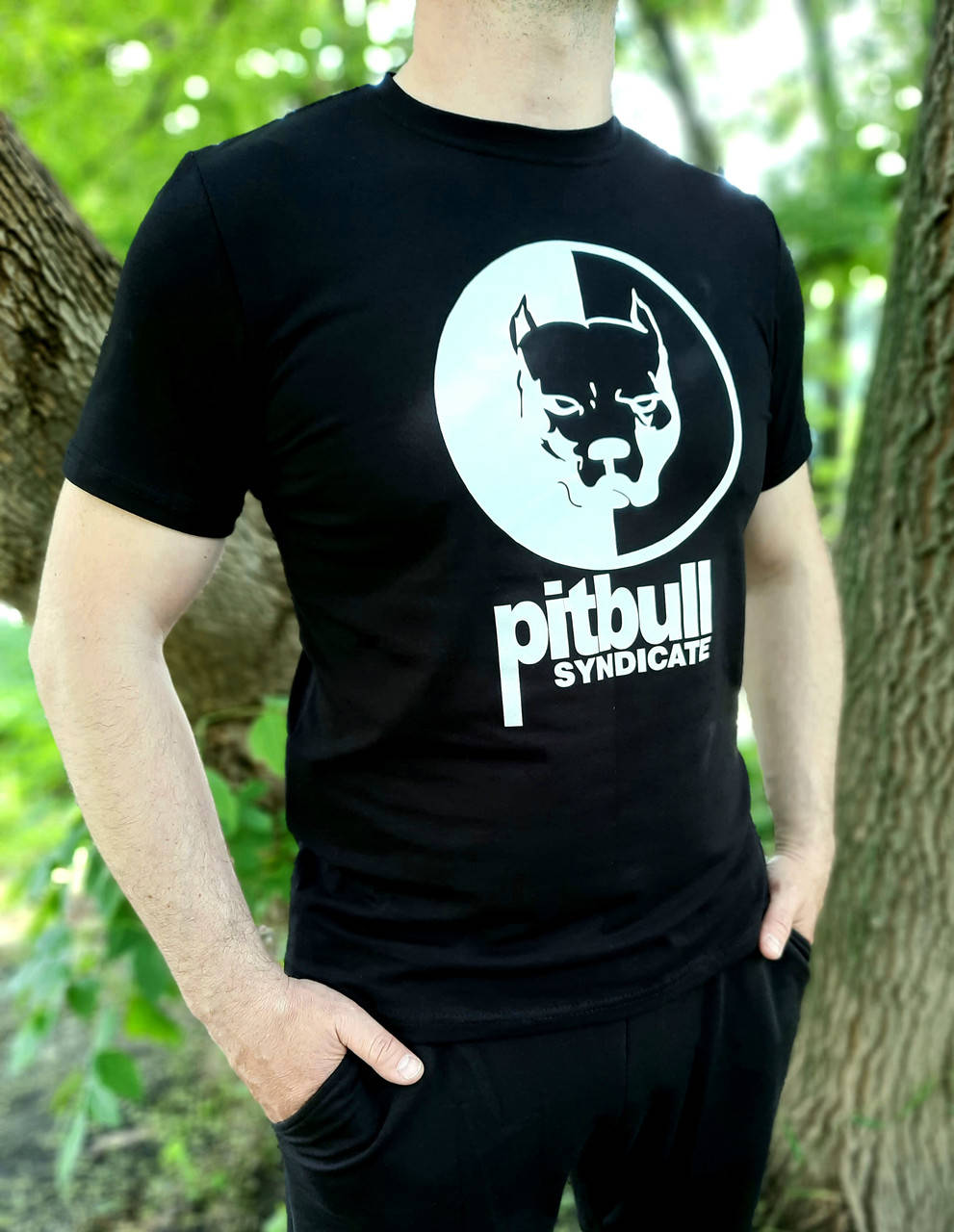 

Мужская футболка Pitbull Футболка молодіжна пітбуль