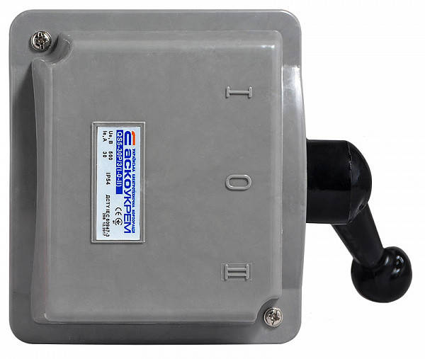 

Роз'єднувач 1-0-2 на30А (QS5-30P/3), Аско [A0100010006] Разъединитель 1-0-2 на 30А (QS5-30P/3)