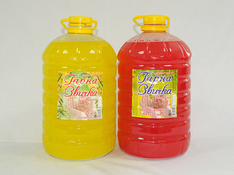 

Мило рідке "Гарна звичка" 5 л (Жовте / Червоне)