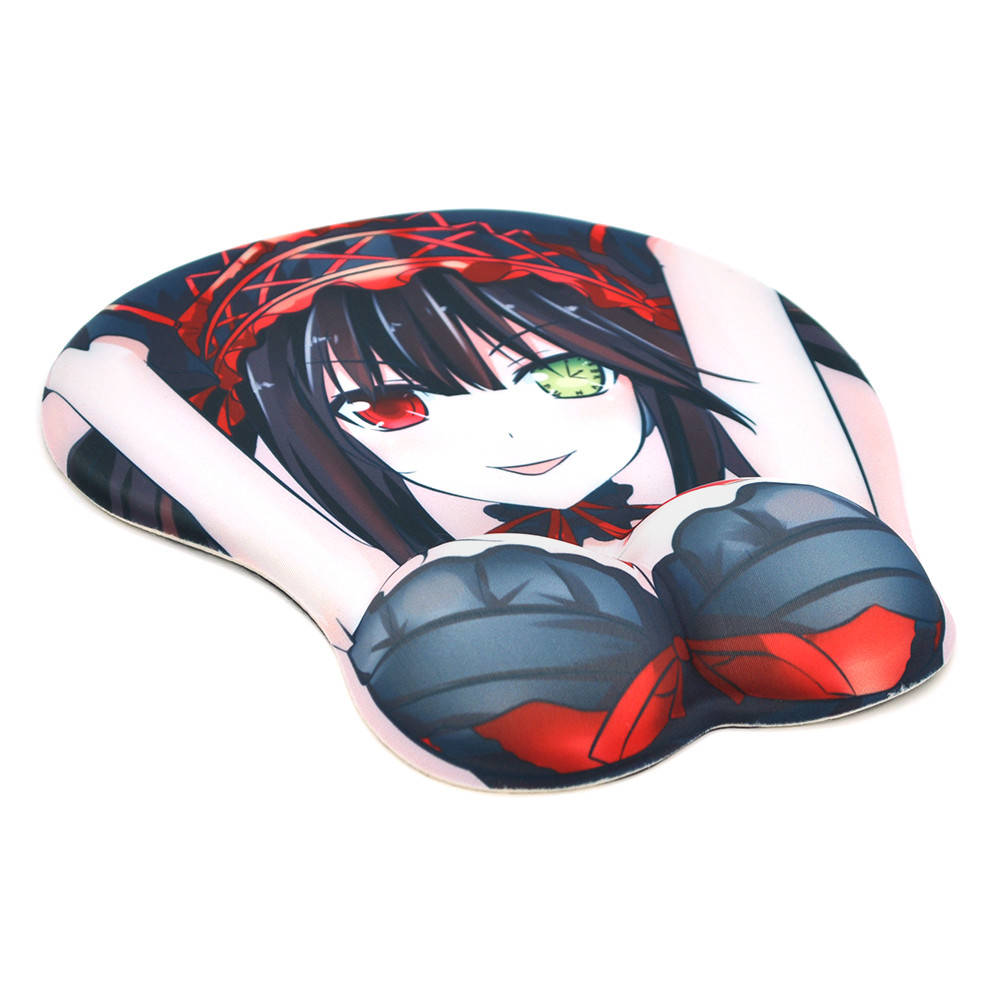 

3d коврик для мыши аниме с силиконовой подушкой (грудью) для запястья 25618