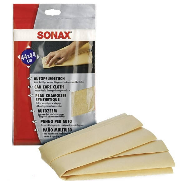 

Тряпка SONAX 540*430 оригинал в упаковке / Салфетка из искусственной замши Sonax по уходу за автомобилем