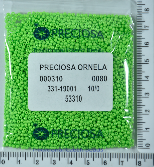 

Бисер PRECIOSA №10/0 натурал №53310 пакет 50 грамм уп=1пакет