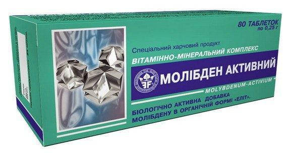

Молибден активный (Элит-Фарм) 40 табл.